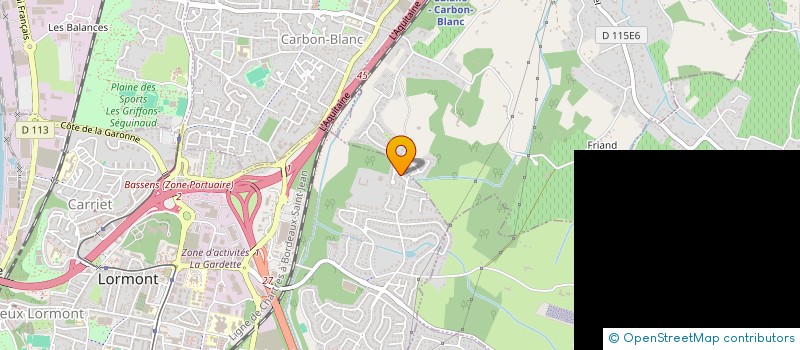 localisation de l'entreprise C MAGIC PROD  LORMONT