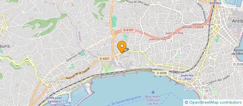 localisation de l'entreprise C'MARC à ANTIBES