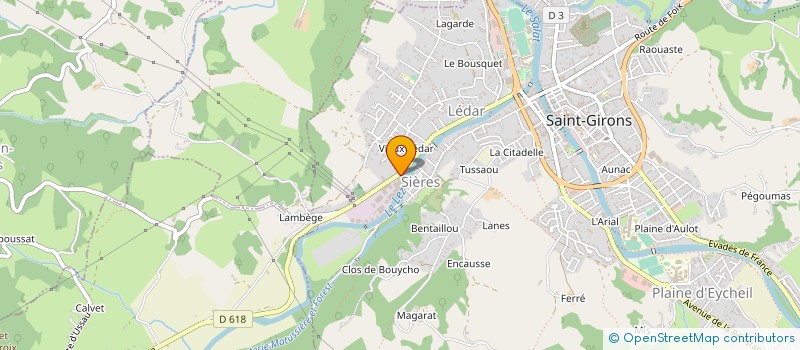 localisation de l'entreprise C.MARTINEZ/ESM.FRANCE à SAINT-GIRONS