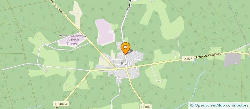 localisation de l'entreprise C MAS FOREST  BRACH