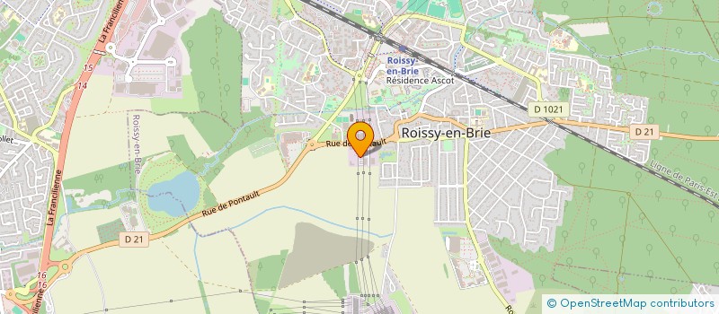 localisation de l'entreprise C'MATER à ROISSY-EN-BRIE
