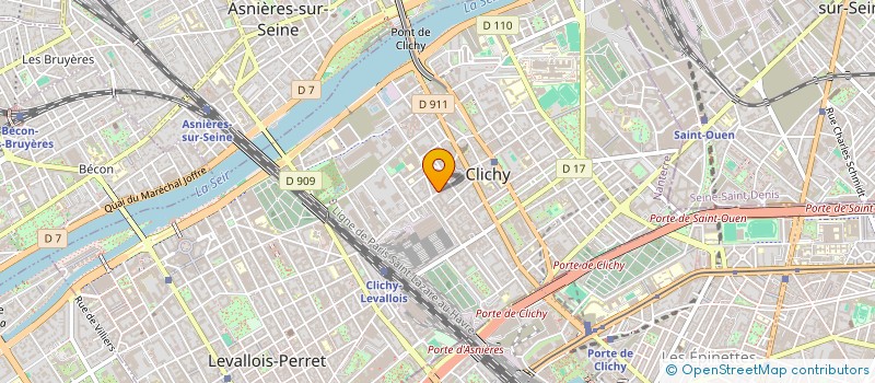 localisation de l'entreprise C MAX CONSEIL à CLICHY
