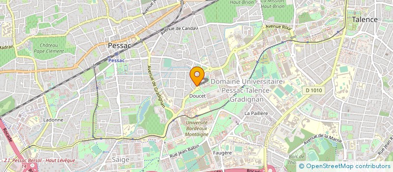 localisation de l'entreprise C&MD PATRIMOINE  PESSAC