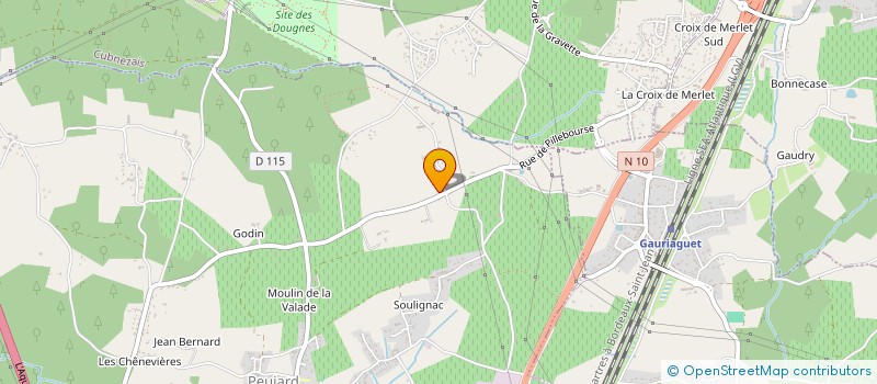 localisation de l'entreprise C.MELIHA  PEUJARD