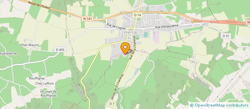 localisation de l'entreprise C MERLE PAYSAGE à CHAMPMILLON