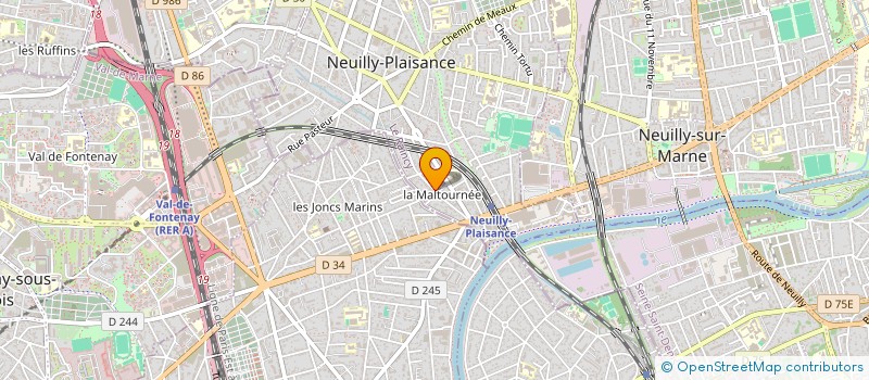 localisation de l'entreprise C MICHEL à NEUILLY-PLAISANCE
