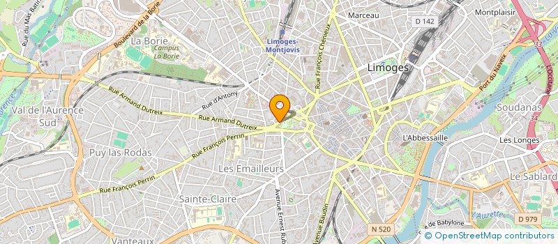 localisation de l'entreprise C & ML IMMO  LIMOGES