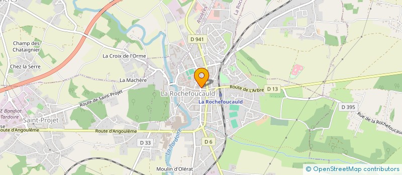 localisation de l'entreprise C-MOBILE  LA ROCHEFOUCAULD-EN-ANGOUMOIS