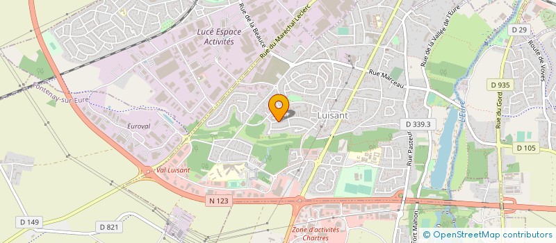 localisation de l'entreprise C'MOI QUI L'AI FAIT à LUISANT