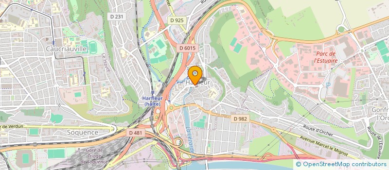 localisation de l'entreprise C' MON CHOIX FORMATION à HARFLEUR