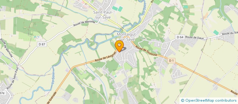 localisation de l'entreprise C'MON DIAG  MONTAIGUT-SUR-SAVE