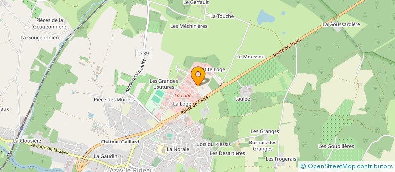 localisation de l'entreprise C'MON PRESSING  AZAY-LE-RIDEAU