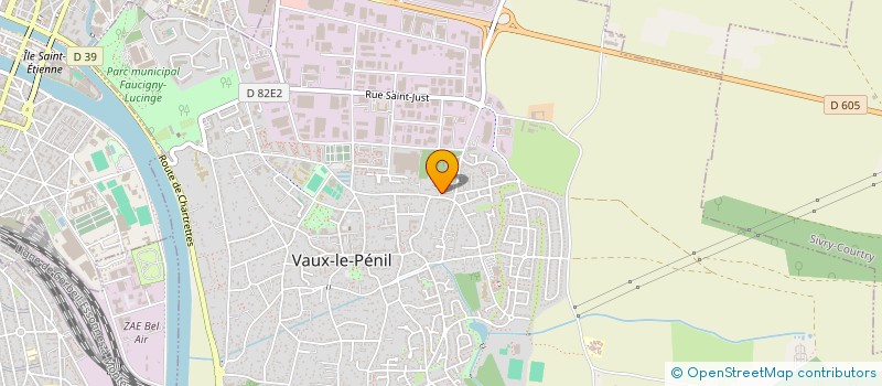 localisation de l'entreprise C'MON TAXI à VAUX-LE-PENIL