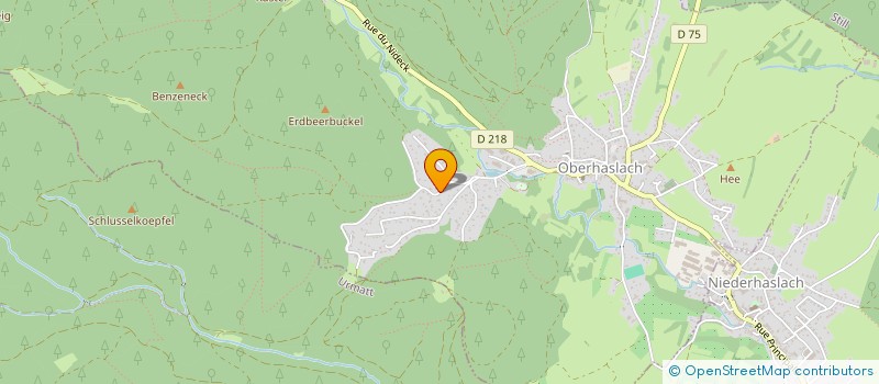 localisation de l'entreprise C!MONAGENCE  OBERHASLACH