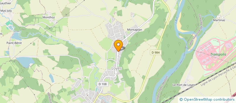 localisation de l'entreprise C. MULTI EVENTS  VILLIEU-LOYES-MOLLON