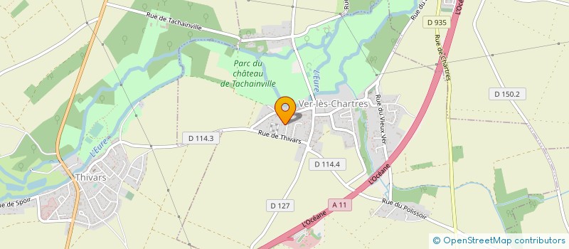 localisation de l'entreprise C 'MULTISERVICES à VER-LES-CHARTRES