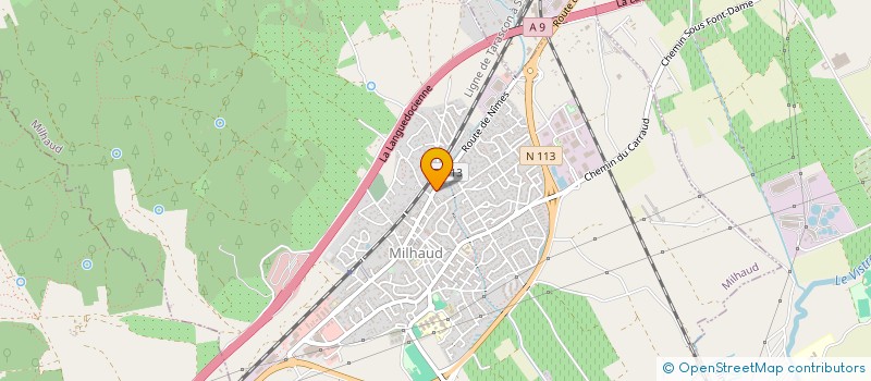 localisation de l'entreprise C&N  MILHAUD