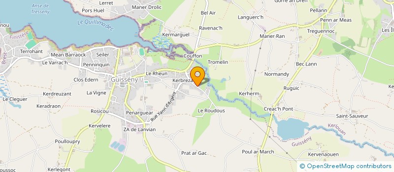 localisation de l'entreprise C&N ASSOCIES à GUISSENY