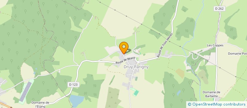 localisation de l'entreprise C.N.B.L.N  DRUY-PARIGNY