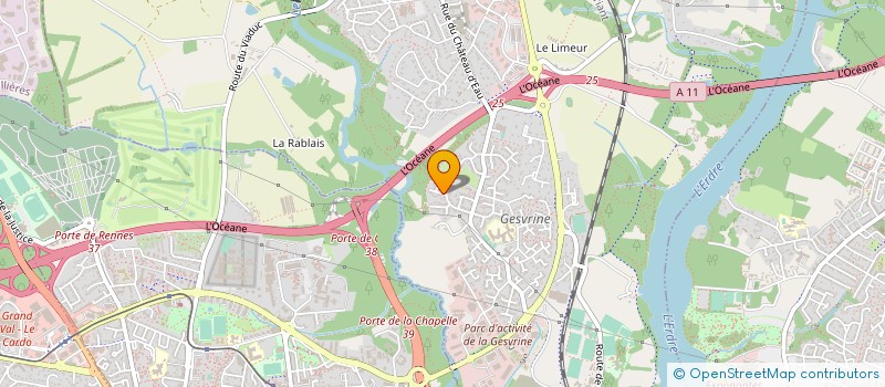 localisation de l'entreprise C.N COURTAGE à LA CHAPELLE-SUR-ERDRE