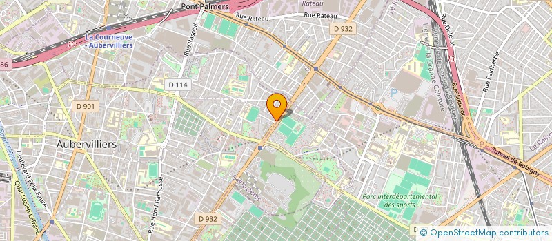 localisation de l'entreprise C.N ENERGIEZ  AUBERVILLIERS