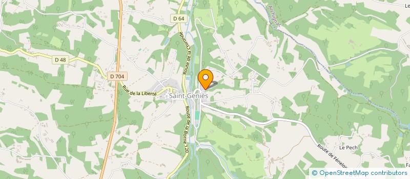 localisation de l'entreprise C.N.F.A  SAINT-GENIES