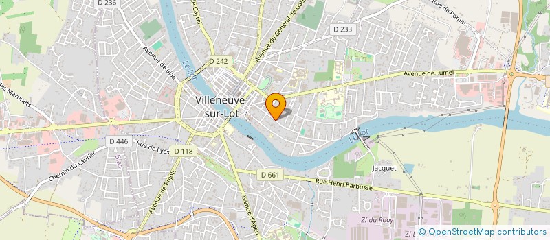 localisation de l'entreprise C.N.J.D.  VILLENEUVE-SUR-LOT