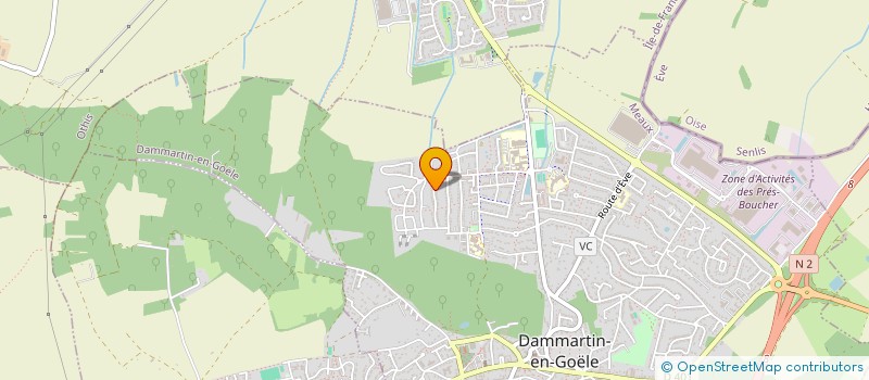 localisation de l'entreprise C.N.N IMMO  DAMMARTIN-EN-GOELE