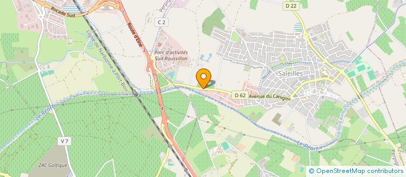 localisation de l'entreprise C.N OCCIT66  SALEILLES