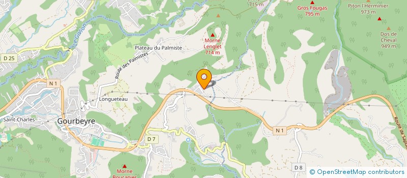 localisation de l'entreprise C &N PLOMBERIE à GOURBEYRE