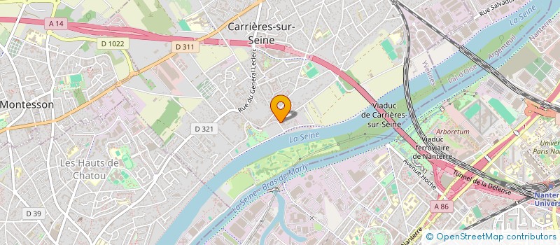 localisation de l'entreprise C.N.R.M.S  CARRIERES-SUR-SEINE