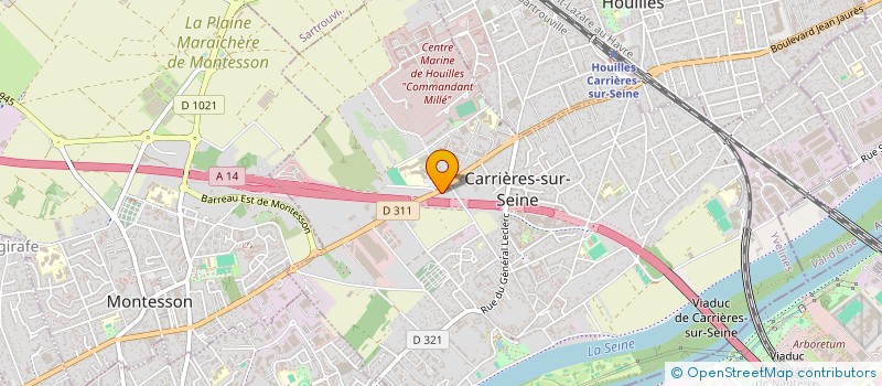 localisation de l'entreprise C N S AUTO DISCOUNT à CARRIERES-SUR-SEINE