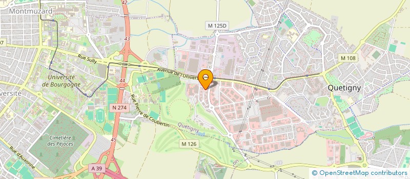 localisation de l'entreprise C.N.S INSTRUMENTATION à QUETIGNY