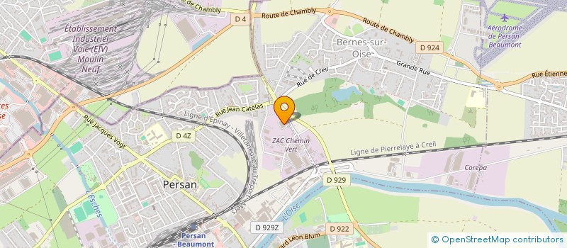 localisation de l'entreprise C.N.T.J  PERSAN