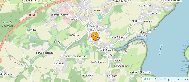 localisation de l'entreprise C.N.V. à PLOUER-SUR-RANCE