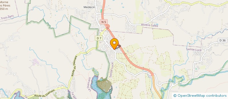 localisation de l'entreprise C.N.V.D.  SAINTE-LUCE