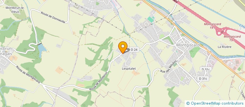 localisation de l'entreprise C NATURE  MONTGISCARD