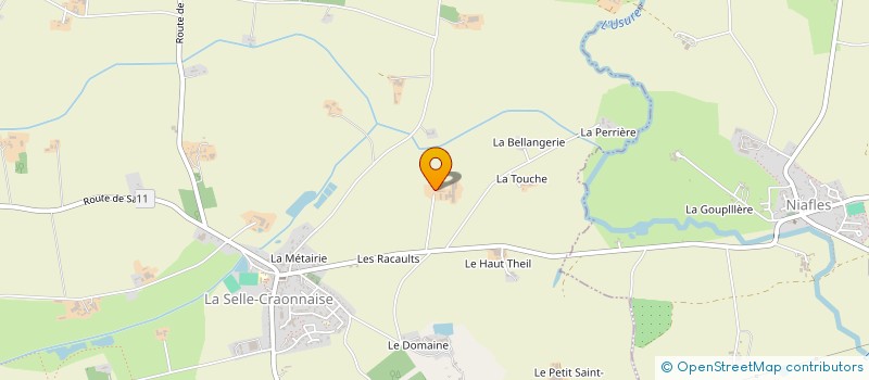localisation de l'entreprise C NATURIEL à LA SELLE-CRAONNAISE