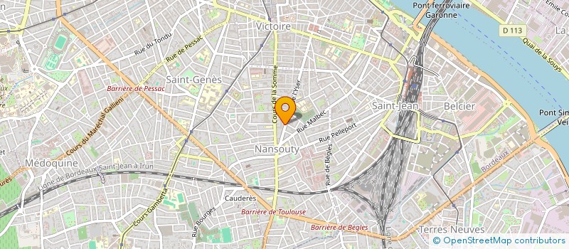 localisation de l'entreprise C'NC CINE AND CO  BORDEAUX