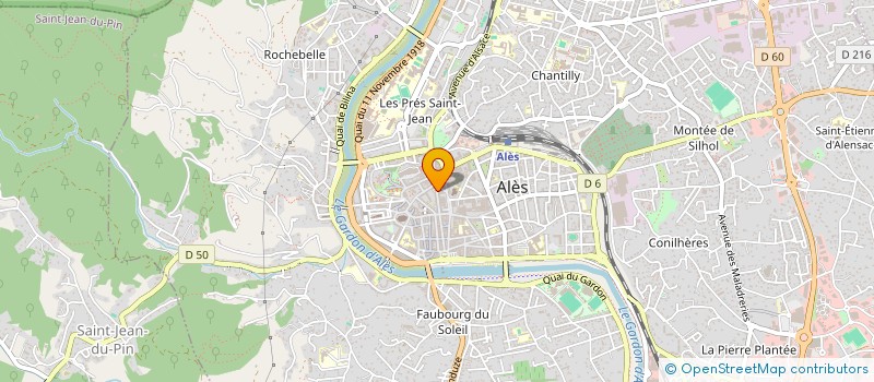 localisation de l'entreprise C.NERENTOLA  ALES