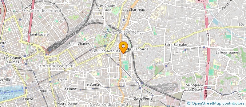 localisation de l'entreprise C-NET 13 à MARSEILLE