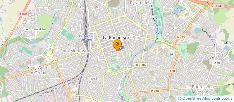 localisation de l'entreprise C.NET à LA ROCHE-SUR-YON
