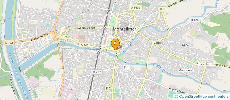 localisation de l'entreprise C. NET à MONTELIMAR