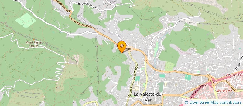 localisation de l'entreprise C-NET +  TOULON