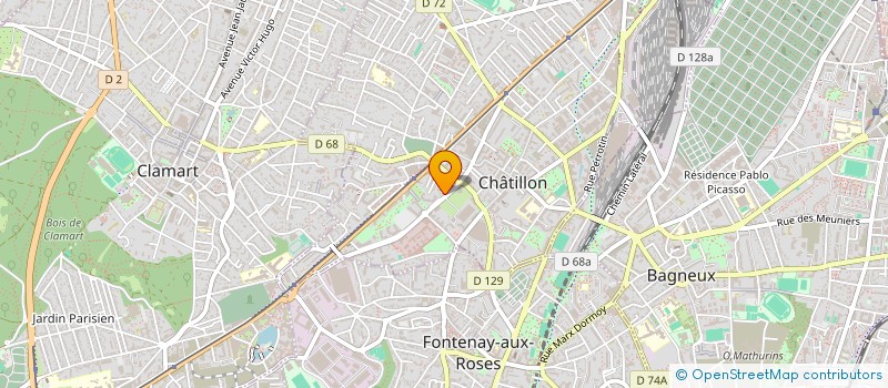 localisation de l'entreprise C NET PLUS SERVICE à CHATILLON