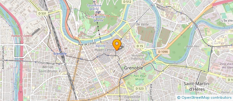 localisation de l'entreprise C NETT' à GRENOBLE