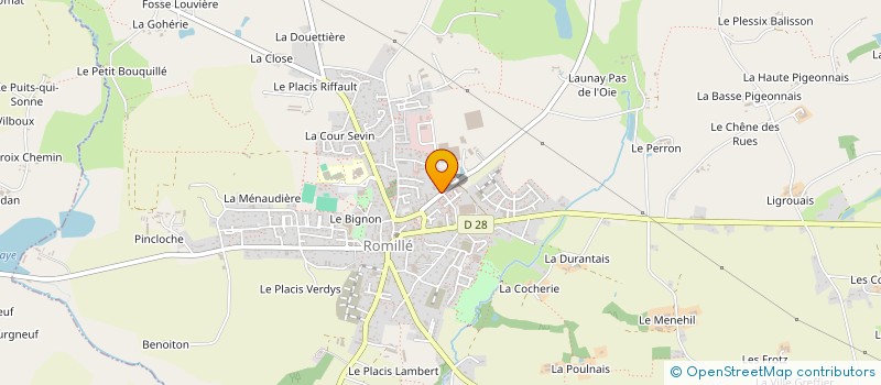 localisation de l'entreprise C'NETT à ROMILLE