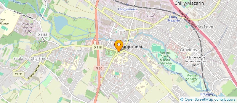 localisation de l'entreprise C NGO à LONGJUMEAU