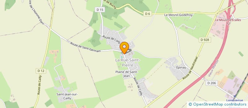 localisation de l'entreprise C.NICODEME PLOMBERIE CHAUFFAGE  LA RUE-SAINT-PIERRE