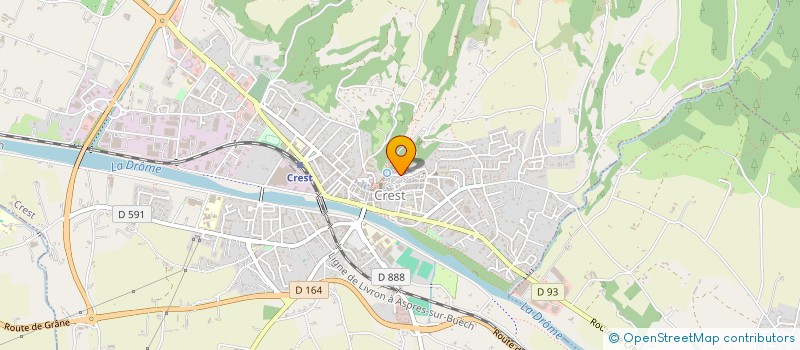 localisation de l'entreprise C & NO à CREST